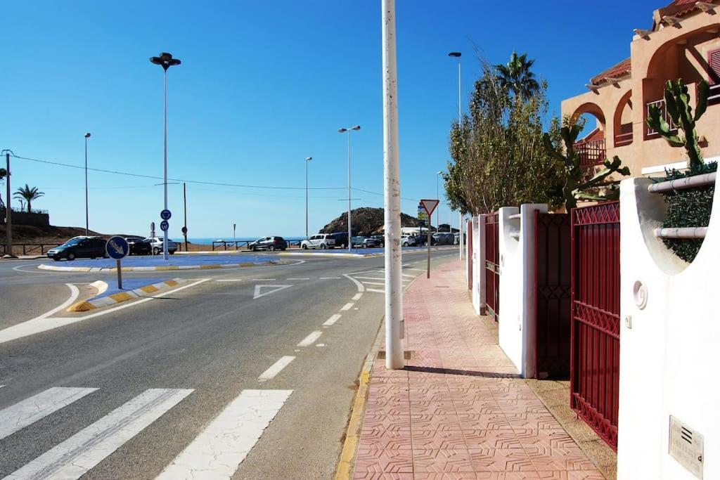 הוילה El Puerto de Mazarrón Precioso Duplex Con Piscina, En 1ª Linea De Playa מראה חיצוני תמונה